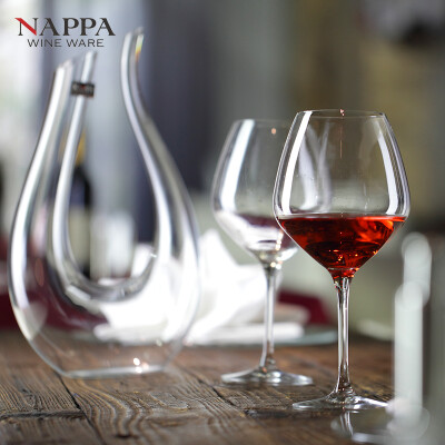 NAPPA红酒杯套装家用葡萄酒杯高脚杯红酒杯 水晶红酒杯醒酒器套装