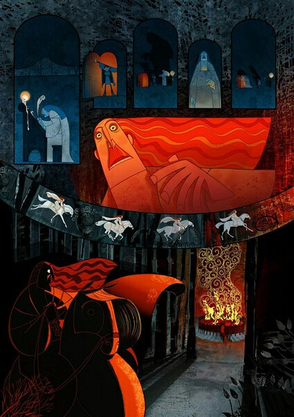 我已经活了那么多年，我变成过鲑鱼，鹿、还有狼，我看到过北方人侵略爱尔兰寻找黄金，我看到了黑暗中的煎熬和苦难，然而，我在最脆弱的地方看到了美丽的希望，我看到了那本书，那本将黑暗变为光明的书。——《凯尔经的秘密》