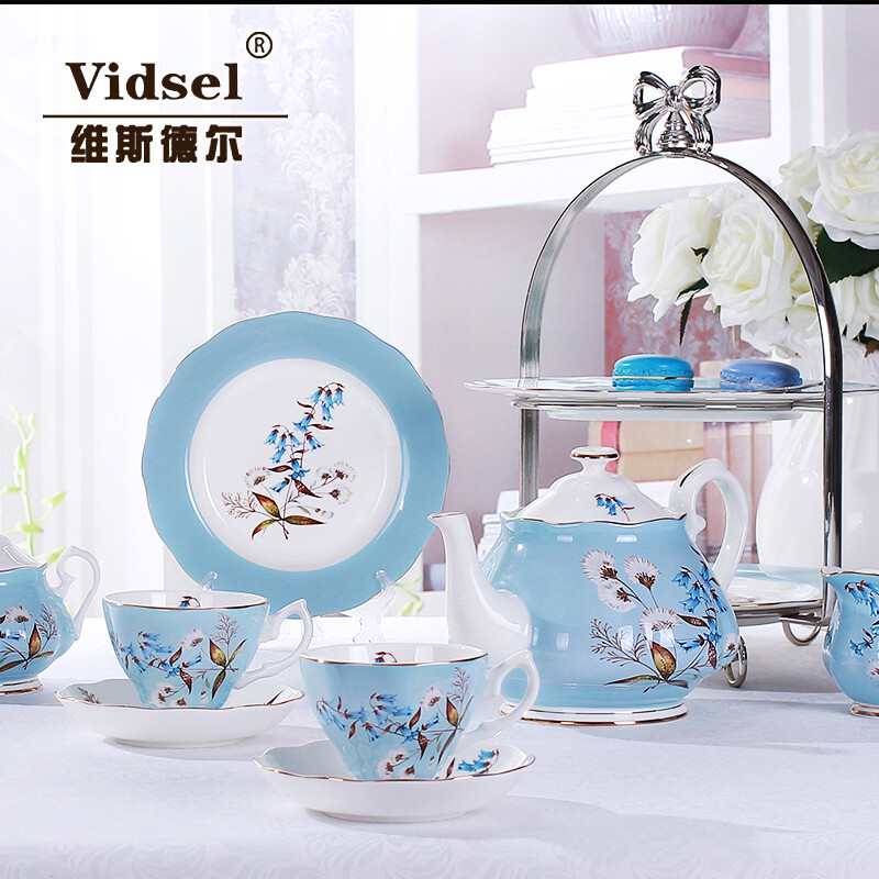 咖啡具咖啡杯Vidsel骨瓷英式下午茶欧式套装花茶美式茶具送礼陶瓷