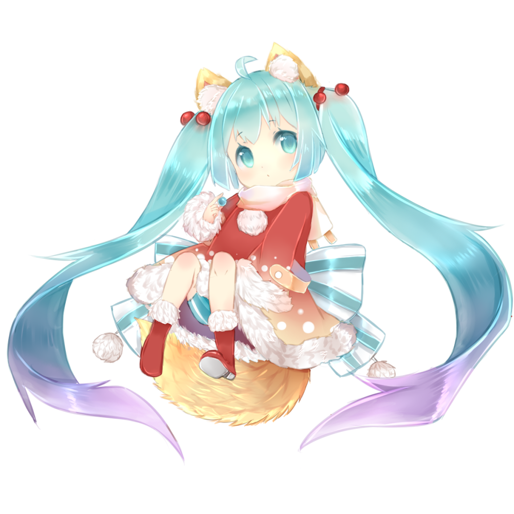 二次元的日常卖萌 初音未来 