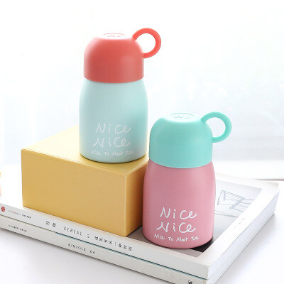韩国ulzzang可爱东京丸子色彩系列保温瓶创意大肚杯随手不锈钢杯