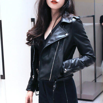 皮衣春秋装短款pu韩版2016皮夹克修身外套新款机车女士