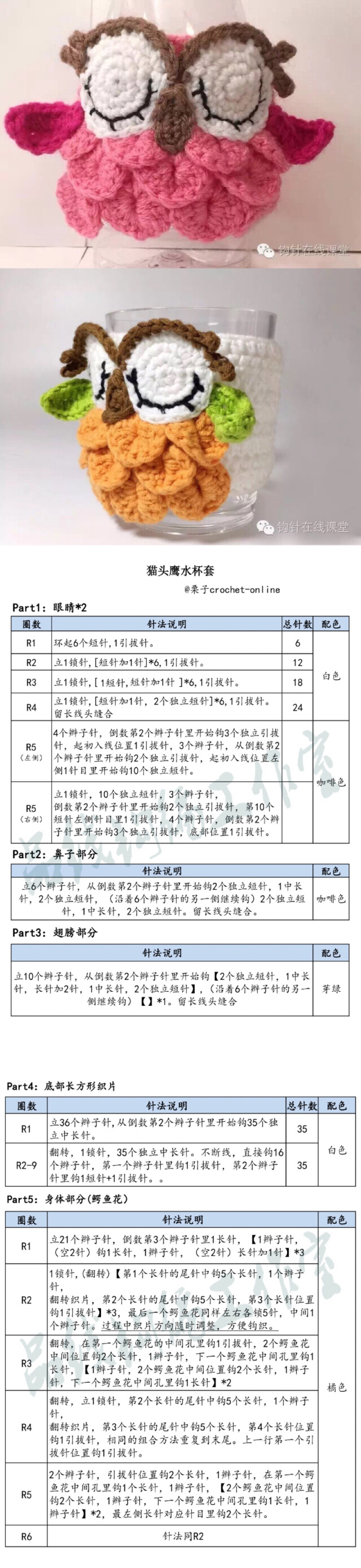 102030
品线工作室
猫头鹰水杯套