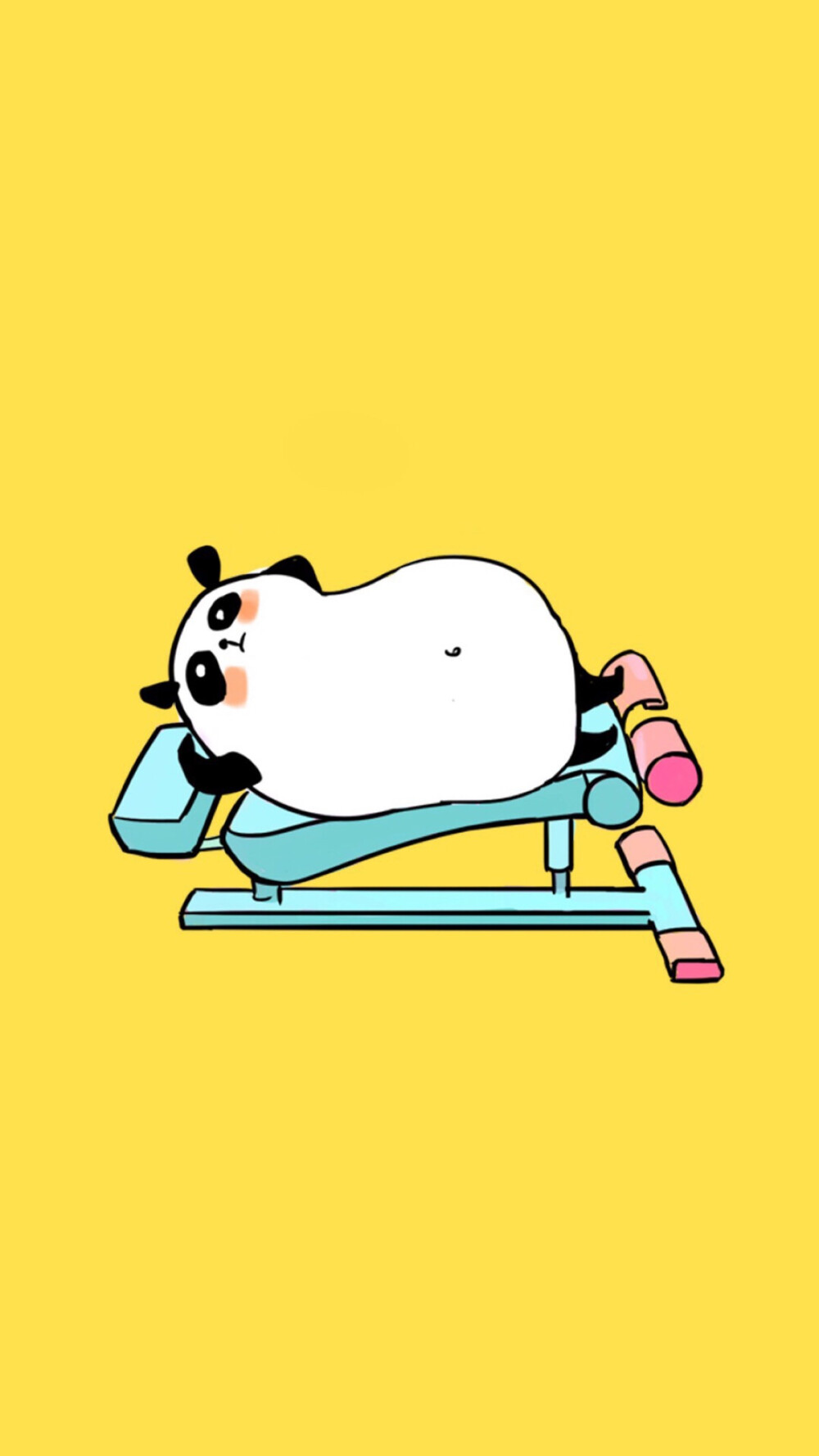 黄色系简单清新卡通手机屏保78637871