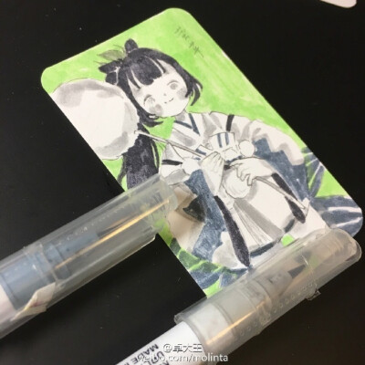 撸了一个荧草，还是喜欢绿色的未觉醒小可爱版