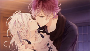 魔鬼恋人diabolik lovers psp魔鬼恋人游戏截图逆卷绫人x小森唯情侣cp吸血鬼