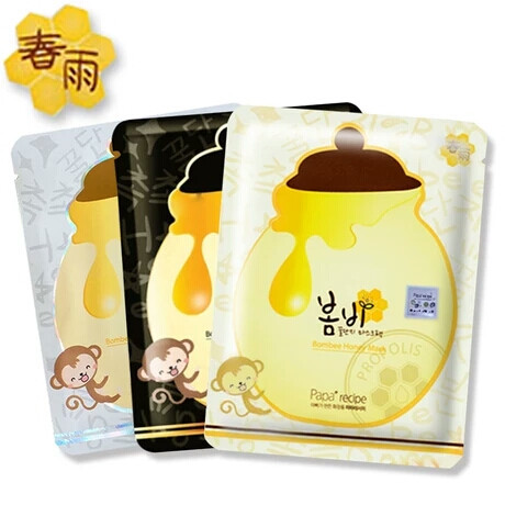 韩国PaPa Recipe春雨面膜贴蜂胶蜂蜜补水保湿蜜罐滋润 