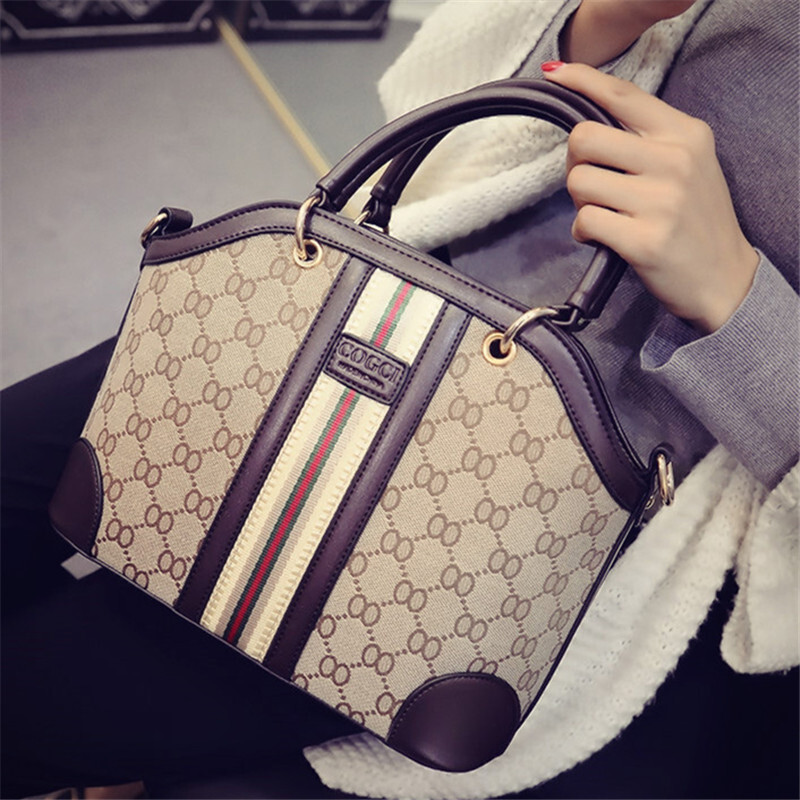 帆布贝壳包女包2016新款斜挎包欧美时尚简约单肩包手提包女大包包