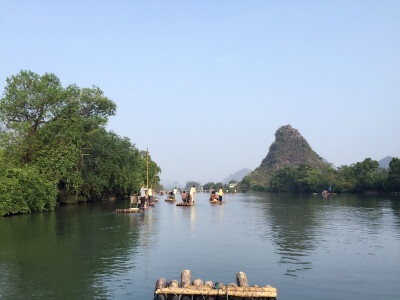 遇龙河漂流