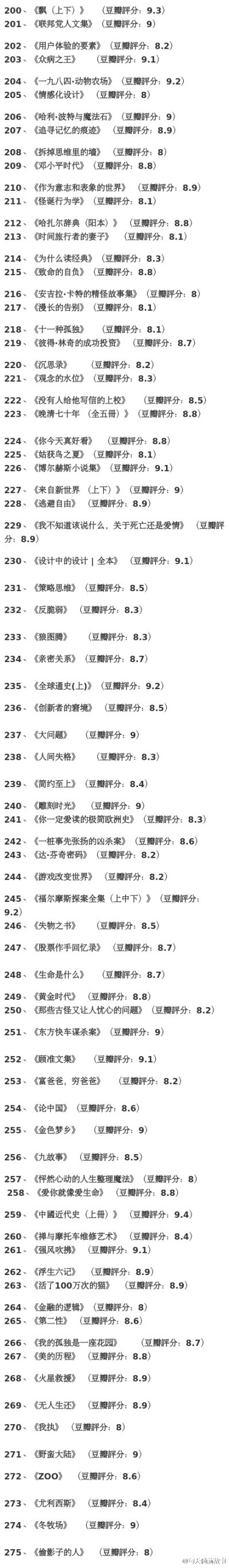 @每天睡前故事
豆瓣 TOP 500 书单整理
===3===