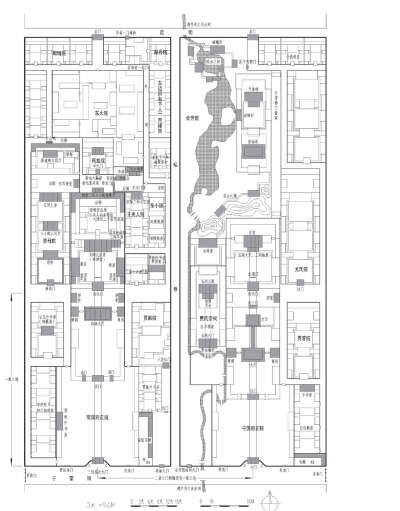 紅樓夢大觀園始建前后之示意圖