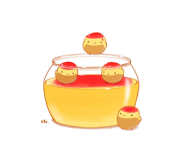 吃货 动漫 头像 萌系 食物 美食 插画 封面 手绘 插画 甜品