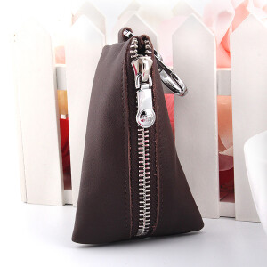 米勒斯男装三角匙包 汽车钥匙扣包 牛皮多功能锁匙包汽车创意