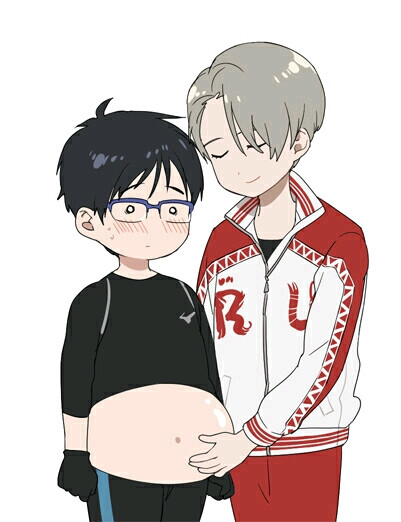 【Yuri on ice】原谅我哈哈哈哈哈哈哈]ユーリログ | by.あり子 #pixiv http://www.pixiv.net/member_illust.php?illust_id=59555323&mode=medium