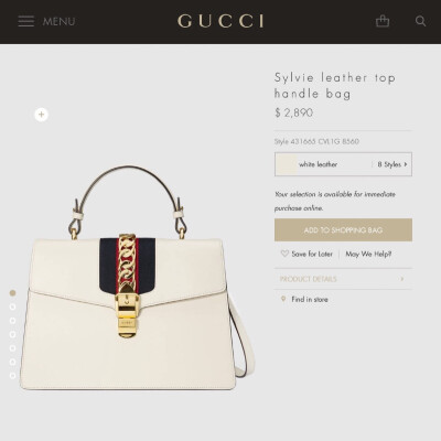 Gucci Sylvie 手提包