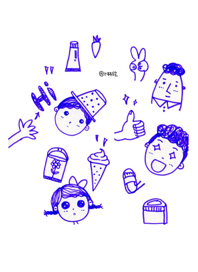 微博：卜林绘