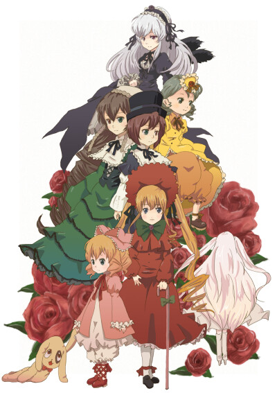 蔷薇少女薔薇少女ローゼンメイデン Rozen Maiden [水銀燈/金糸雀/翠星石 /蒼星石/真紅/雛莓/雪華綺晶/偵探庫庫]