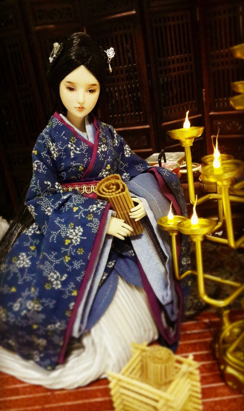 古装手绘美女 古装美女娃娃 美娃 美女娃娃