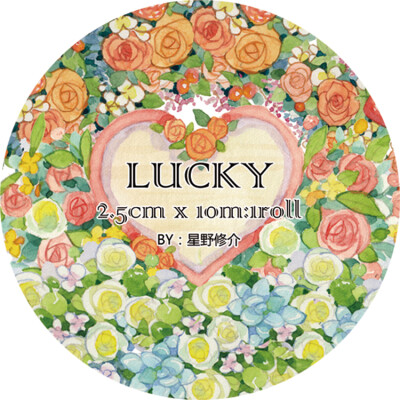 LUCKYTAPE乐意原创和纸胶带 DIY创意手帐 整卷纸胶带贴纸留言板