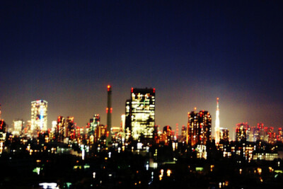 城市的夜景