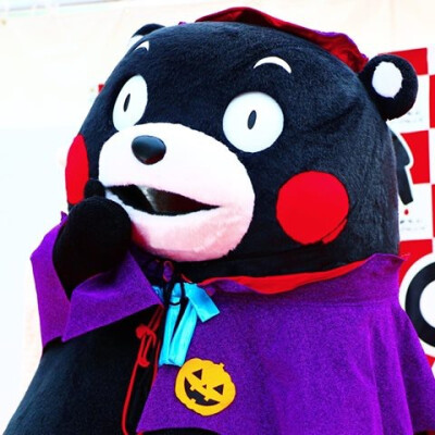 #kumamon##熊本部长# 熊本熊万圣节南瓜装( ′艸｀)