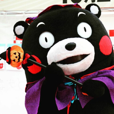 #kumamon##熊本部长# 熊本熊万圣节南瓜装( ′艸｀)