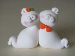 万圣节粘土手作