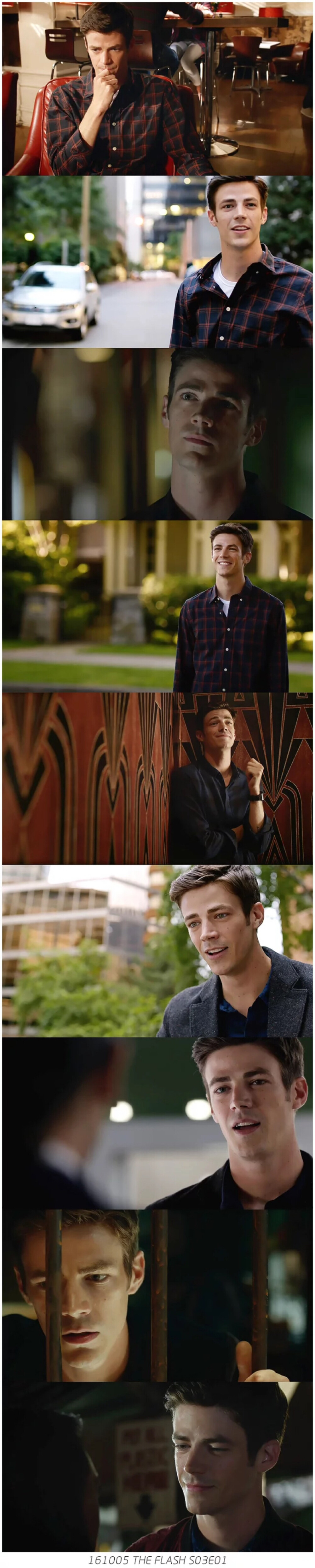 Grant Gustin.
161005 THE FLASH S03E01