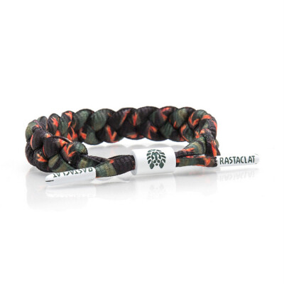  Rastaclat 美国鞋带手链 花语系列 CRANE 黑天堂鸟