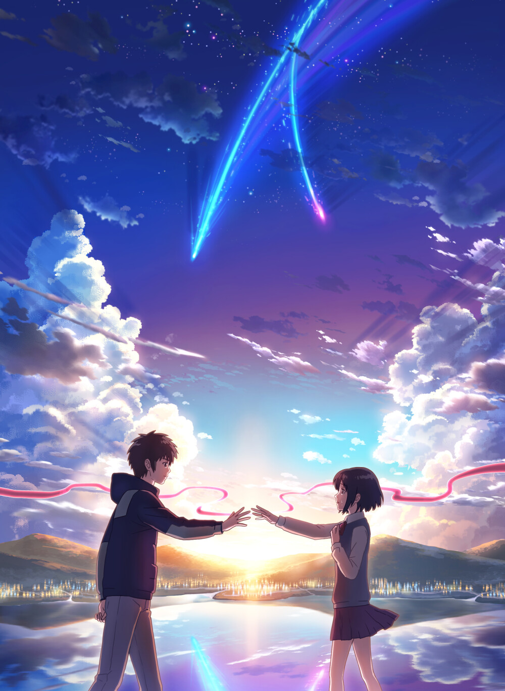 君の名は。
「君の名は。」とても良かったです！もう一度観に行きたい！
評価、ブクマありがとうございます！
ふつくしいタグもつけていただいて嬉しいです。
こちらの作品の背景のみの画像とメイキングも投稿しましたので、興味のある方はどうぞ！
背景のみの画像はこちら→illust/59183487
メイキングはこちら→illust/59185918
P站：unknown007
id=59175405