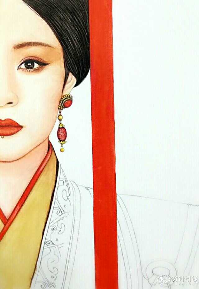 人物素描 插画 水彩画 马克笔 彩铅 