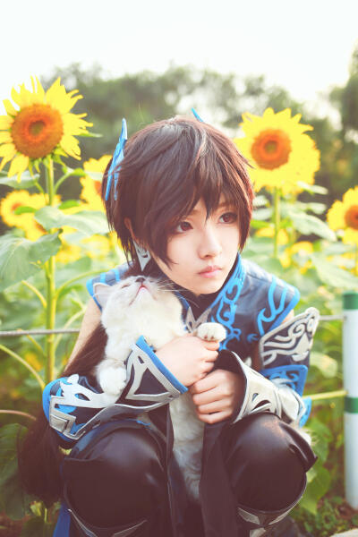 【cos】唐门少侠与喵哥哥
唐门正太 cn: 白噢 喵哥 cn: 路飞
摄影：米 化妆：白噢 后期：白噢 协力：司夜 舞澈