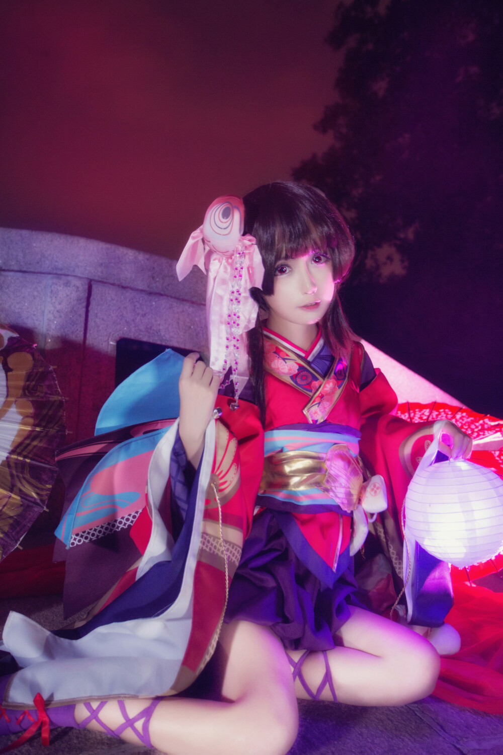 【cos】神乐要一直陪在晴明身边
神乐 cn: yui金鱼
摄影：卖煎饼的筱伊叫红玫瑰 化妆：yui金鱼 协力：天煞sdger 请叫我铃木sama