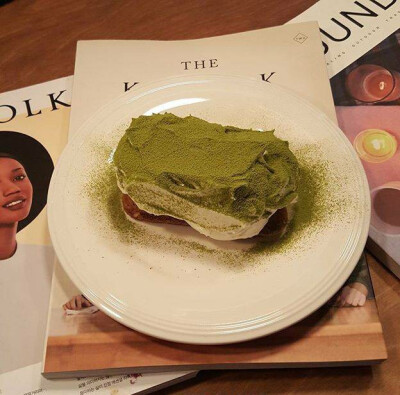 double抹茶提拉米苏 