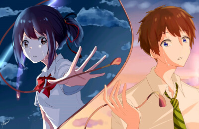 《你的名字》插画