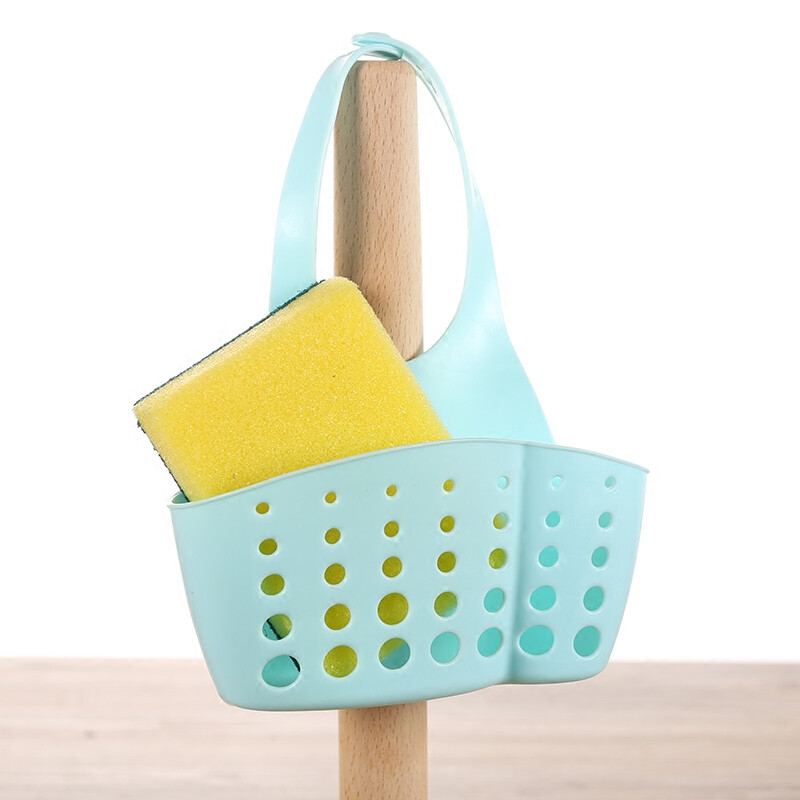 创意厨房水槽沥水篮 浴室水龙头沥水架 杂物置物架收纳挂篮