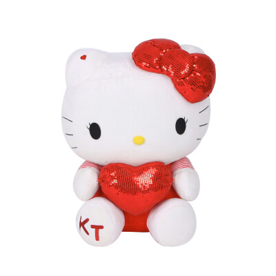 Hello Kitty爱心公仔毛绒玩具女友礼物娃娃玩偶节日生日礼物