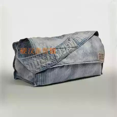 RRL STIFEL PORTER BAG WABASH INDIGO 蓝染复古咔叽邮差包