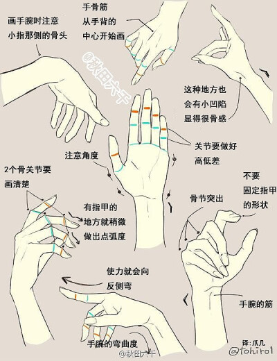 手 画法
