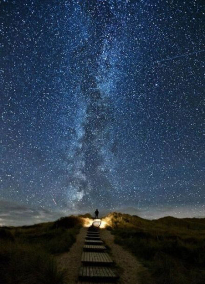 德国北海叙尔特岛-----通往天堂的星空阶梯。