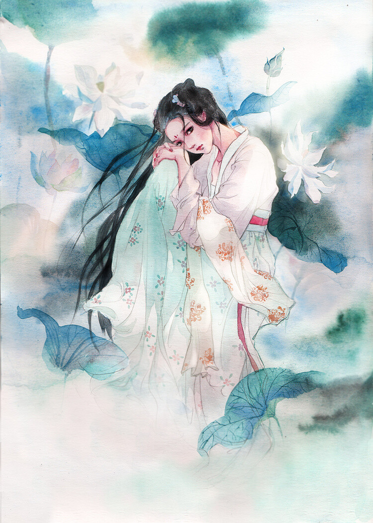 壁纸 锁频 风景 人物 头像 素材 插画 手绘 古风