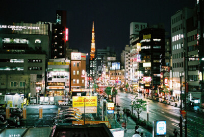 城市的夜景