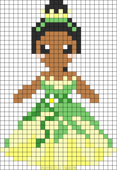 拼拼豆豆图纸 迪士尼动画 - 青蛙王子
专业定制- 拼豆图纸 拼豆材料包 拼豆成品
拼豆小站 整理分享 ： 51ppdd.taobao.com