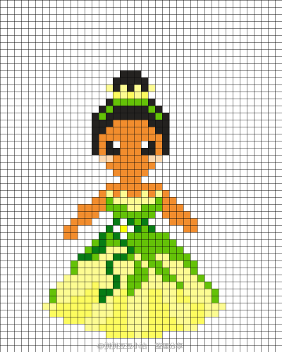 拼拼豆豆图纸 迪士尼动画 - 青蛙王子
专业定制- 拼豆图纸 拼豆材料包 拼豆成品
拼豆小站 整理分享 ： 51ppdd.taobao.com