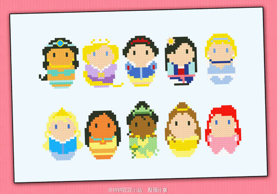 拼拼豆豆图纸 迪士尼动画 - 青蛙王子
专业定制- 拼豆图纸 拼豆材料包 拼豆成品
拼豆小站 整理分享 ： 51ppdd.taobao.com