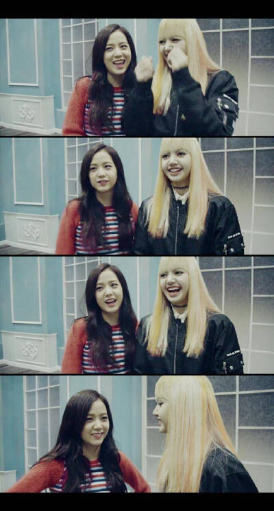 Blackpink LISA &JISOO 身高差太萌