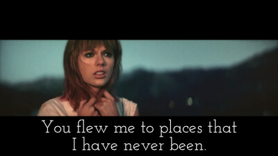 Taylor Swift mv自截 歌词 I knew you were trouble