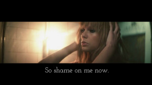 Taylor Swift mv自截 歌词 I knew you were trouble