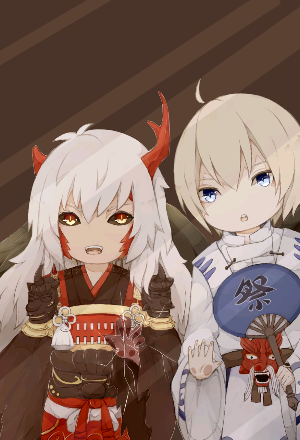 阴阳师茨木x大天狗