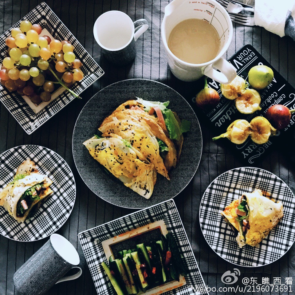 转 手抓饼 豆浆 水果